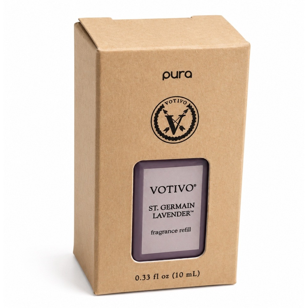 Pura Votivo Fragrance Refill St Germain Lavender Oil .33 fl oz Purple Floral New